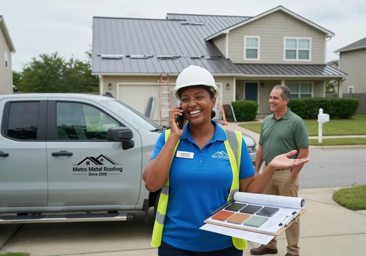 Storm Damage Metal Roof Repair in Ottawa Lake, MI